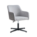 Sedia Girevole da Scrivania Antica Grigio Scuro, Sedia da Ufficio Ergonomica Moderna da 25,6" con Altezza Regolabile
