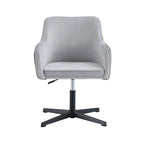 Sedia Girevole da Scrivania Antica Grigio Scuro, Sedia da Ufficio Ergonomica Moderna da 25,6" con Altezza Regolabile