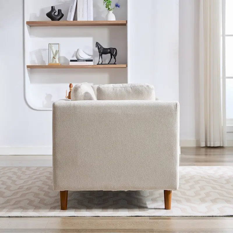 Chaise Longue Moderna Rivestita in Ciniglia