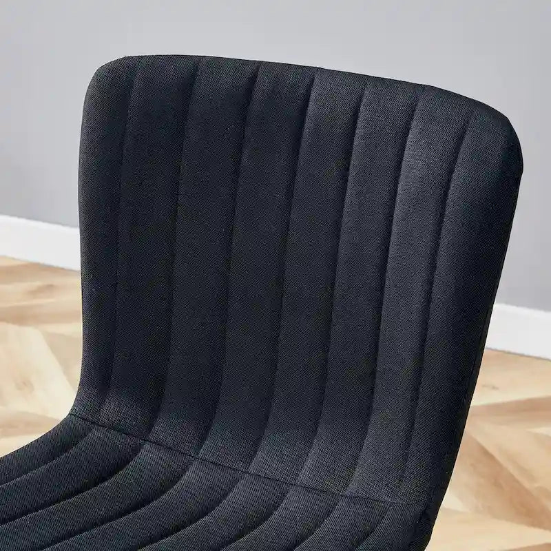 Set di 4 sedie da pranzo classiche, sedia laterale senza braccioli da cucina, sedia decorativa per interni con gambe in metallo per sala da pranzo