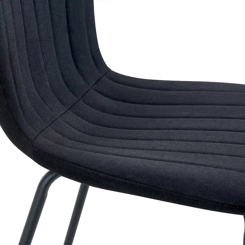 Set di 4 sedie da pranzo classiche, sedia laterale senza braccioli da cucina, sedia decorativa per interni con gambe in metallo per sala da pranzo