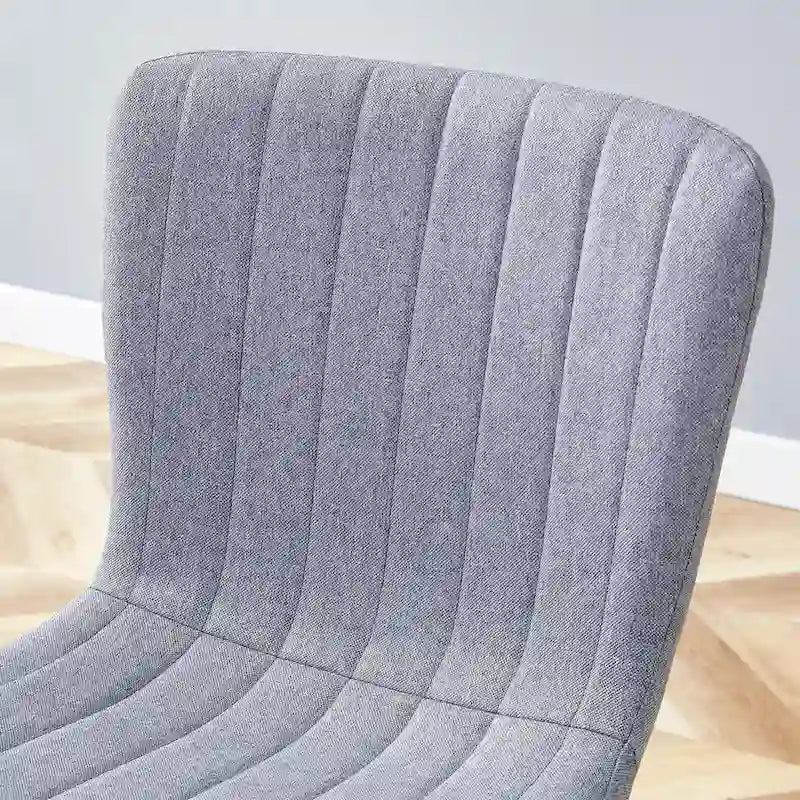 Set di 4 sedie da pranzo classiche, sedia laterale senza braccioli da cucina, sedia decorativa per interni con gambe in metallo per sala da pranzo