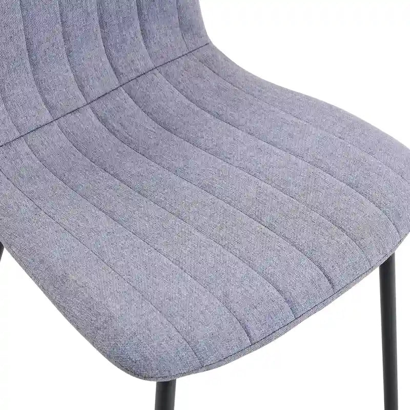 Set di 4 sedie da pranzo classiche, sedia laterale senza braccioli da cucina, sedia decorativa per interni con gambe in metallo per sala da pranzo