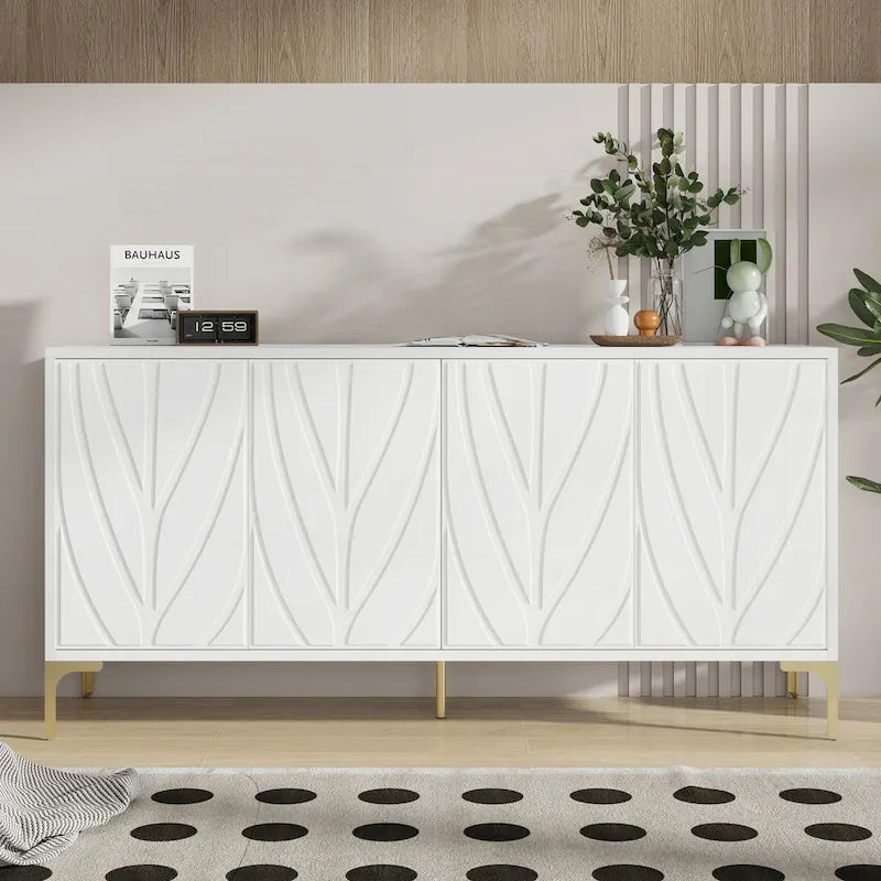 Credenza moderna con ante a pressione