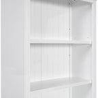 Libreria Alta Versatile con Illuminazione a LED e Diverse Opzioni di Archiviazione per la Casa