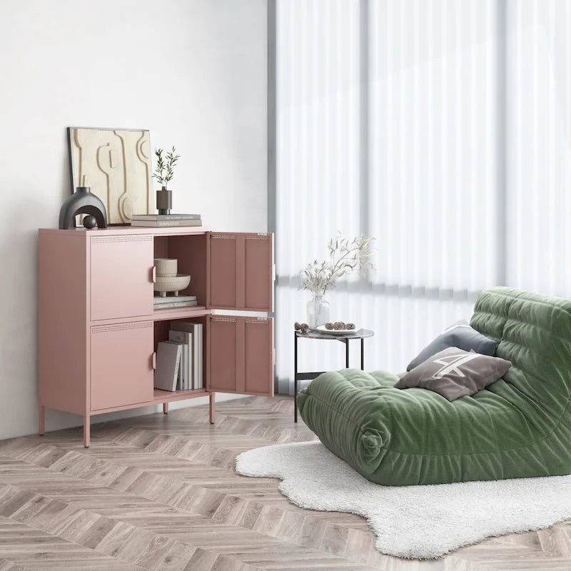 Armadietto versatile in metallo per casa e ufficio, per soddisfare diverse esigenze di archiviazione