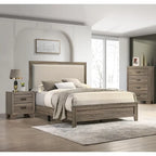 Testiera imbottita in tessuto con finitura grigia, trapuntata, con borchie, 1 pezzo, letto matrimoniale Queen Size, bellissimi mobili in legno per camera da letto