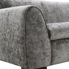 Divano moderno a panca con tessuto certificato OEKO-TEX, divano da salotto di metà secolo