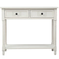 Console moderna con due cassetti e ripiano inferiore