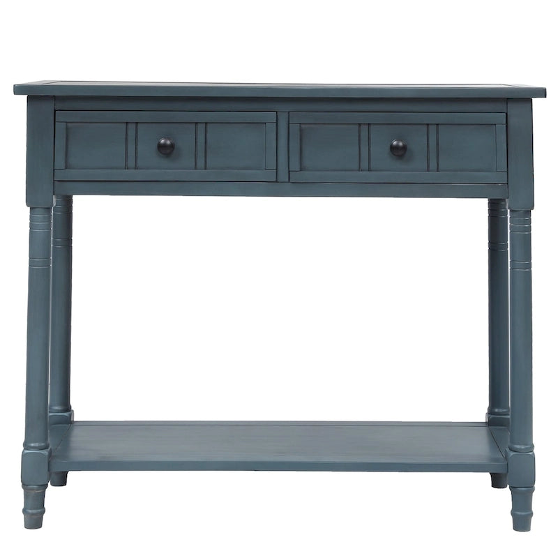 Console moderna con due cassetti e ripiano inferiore