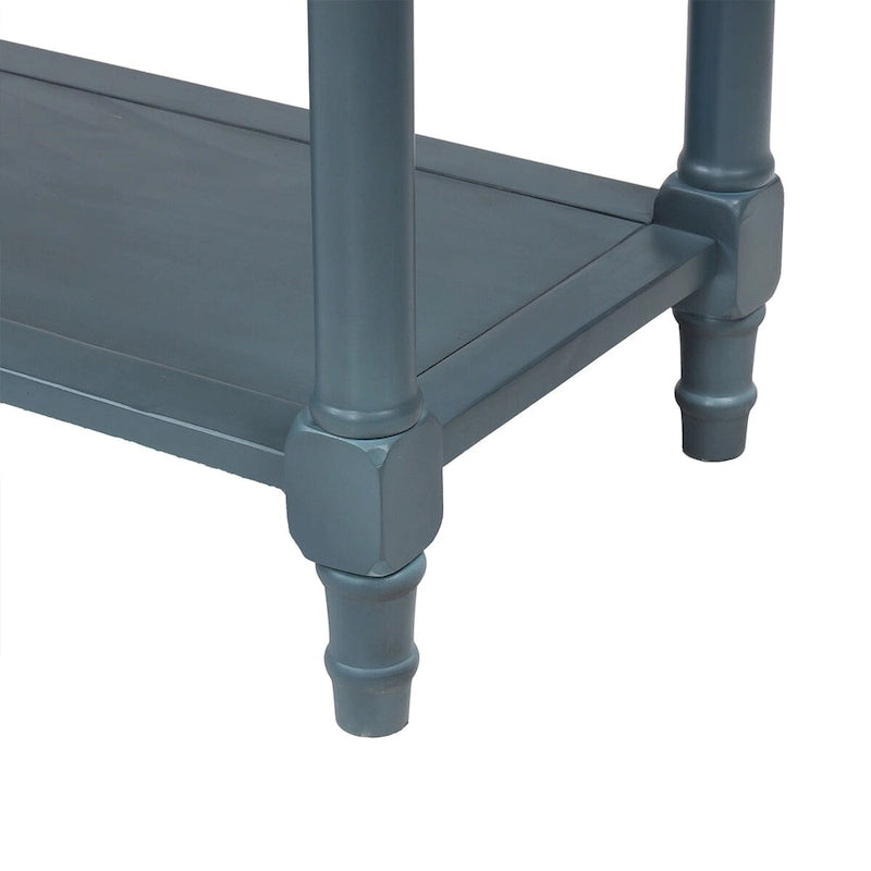 Console moderna con due cassetti e ripiano inferiore