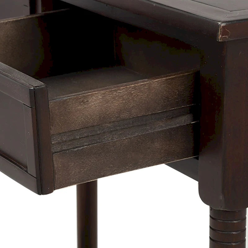 Console moderna con due cassetti e ripiano inferiore