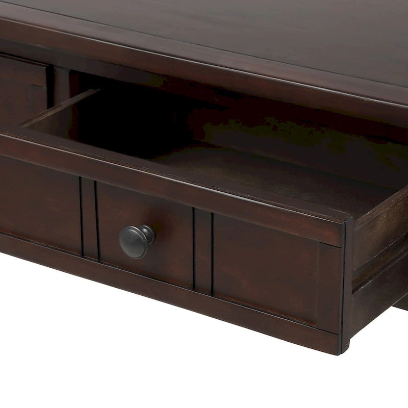 Console moderna con due cassetti e ripiano inferiore