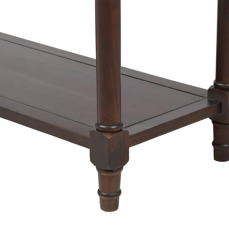 Console moderna con due cassetti e ripiano inferiore