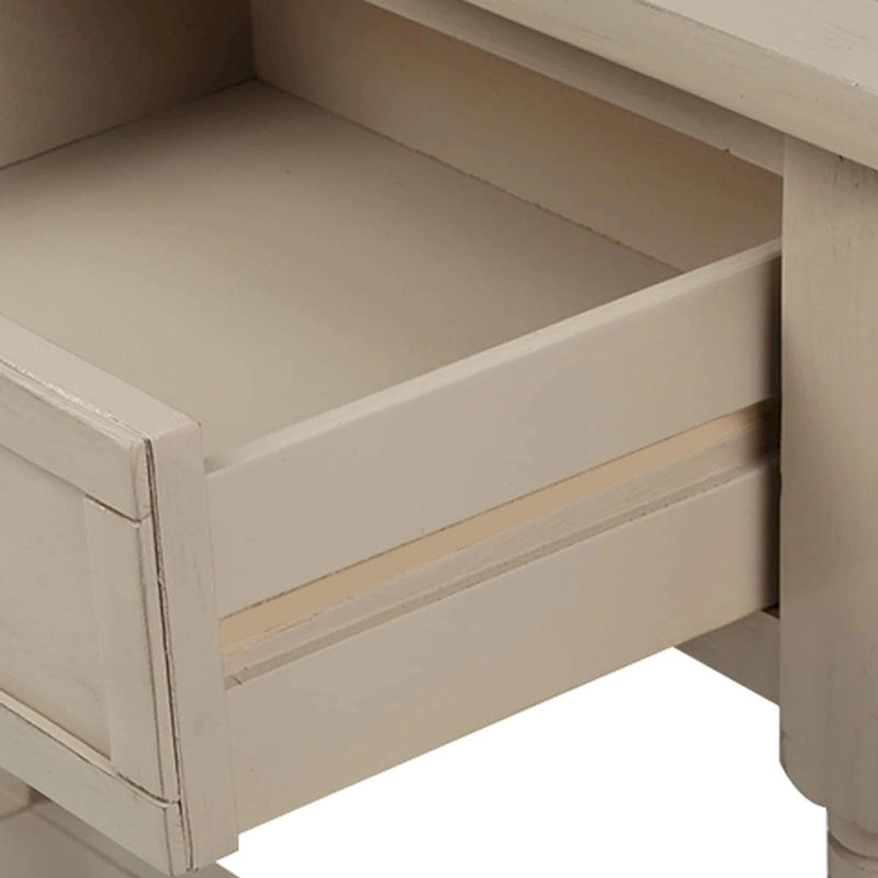 Console moderna con due cassetti e ripiano inferiore