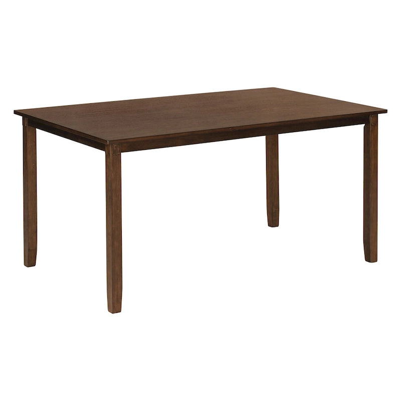 Set Tavolo da Pranzo 6 Pezzi – Ciliegio Naturale, Grigio o Espresso, Tavolo da Cucina in Legno