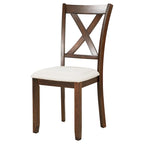 Set Tavolo da Pranzo 6 Pezzi – Ciliegio Naturale, Grigio o Espresso, Tavolo da Cucina in Legno