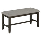Set Tavolo da Pranzo 6 Pezzi – Ciliegio Naturale, Grigio o Espresso, Tavolo da Cucina in Legno