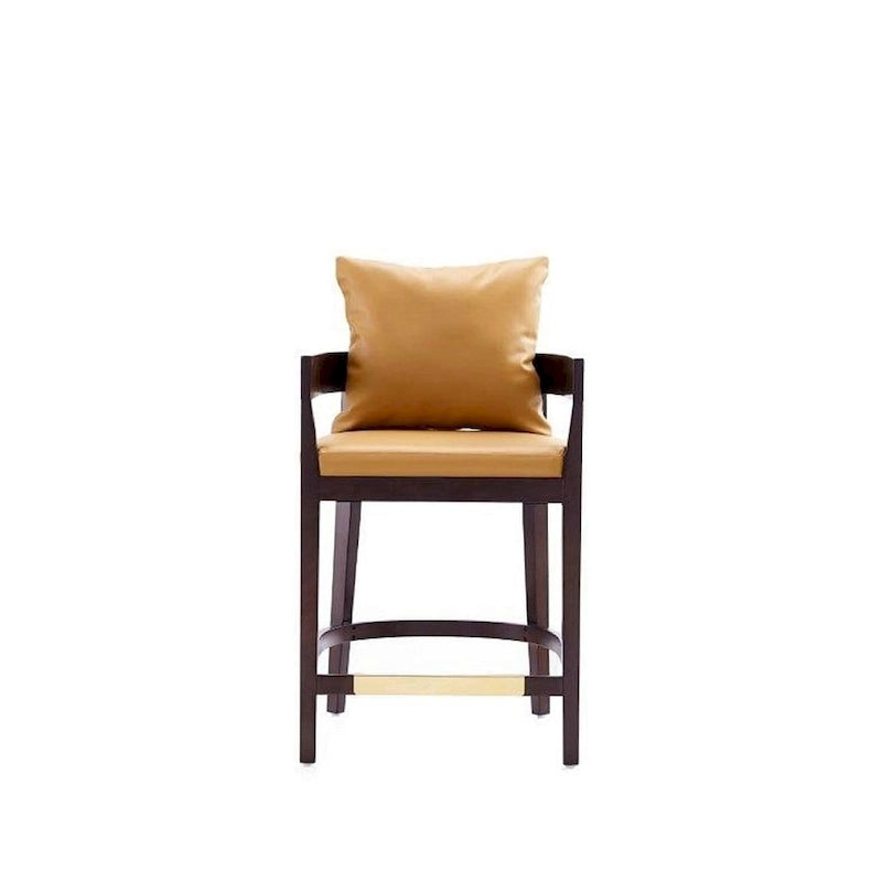 Sgabello da bar in noce Mid Century Modern, altezza bancone