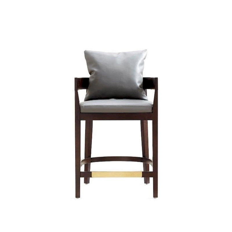 Sgabello da bar in noce Mid Century Modern, altezza bancone