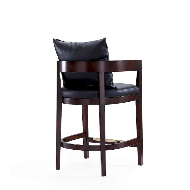 Sgabello da bar in noce Mid Century Modern, altezza bancone