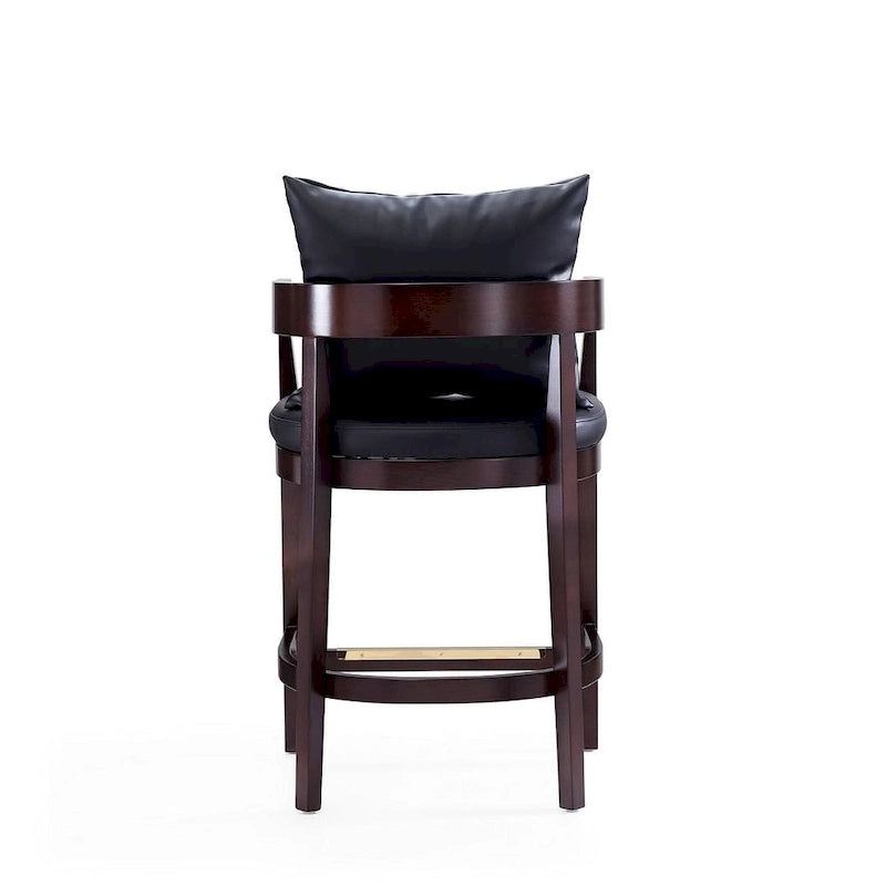 Sgabello da bar in noce Mid Century Modern, altezza bancone