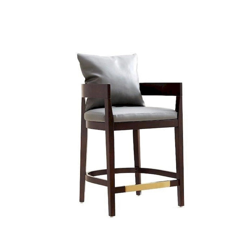 Sgabello da bar in noce Mid Century Modern, altezza bancone