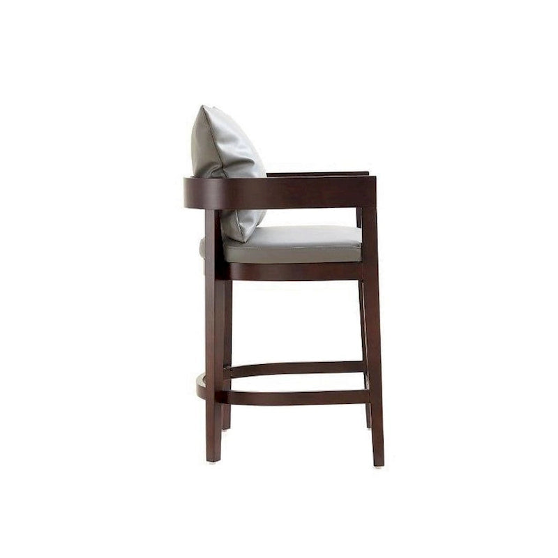 Sgabello da bar in noce Mid Century Modern, altezza bancone
