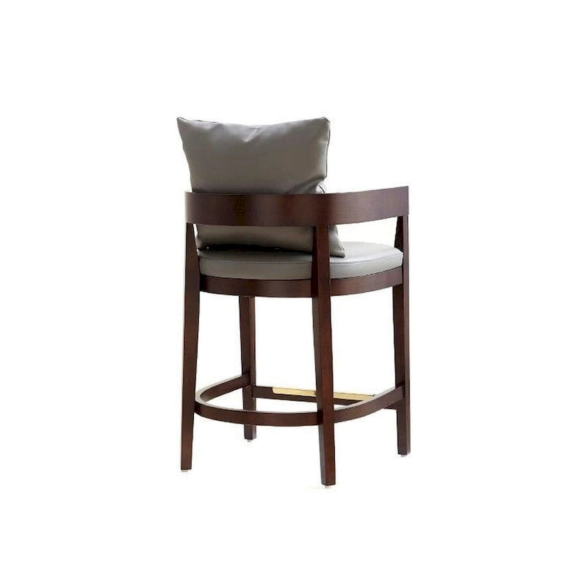Sgabello da bar in noce Mid Century Modern, altezza bancone