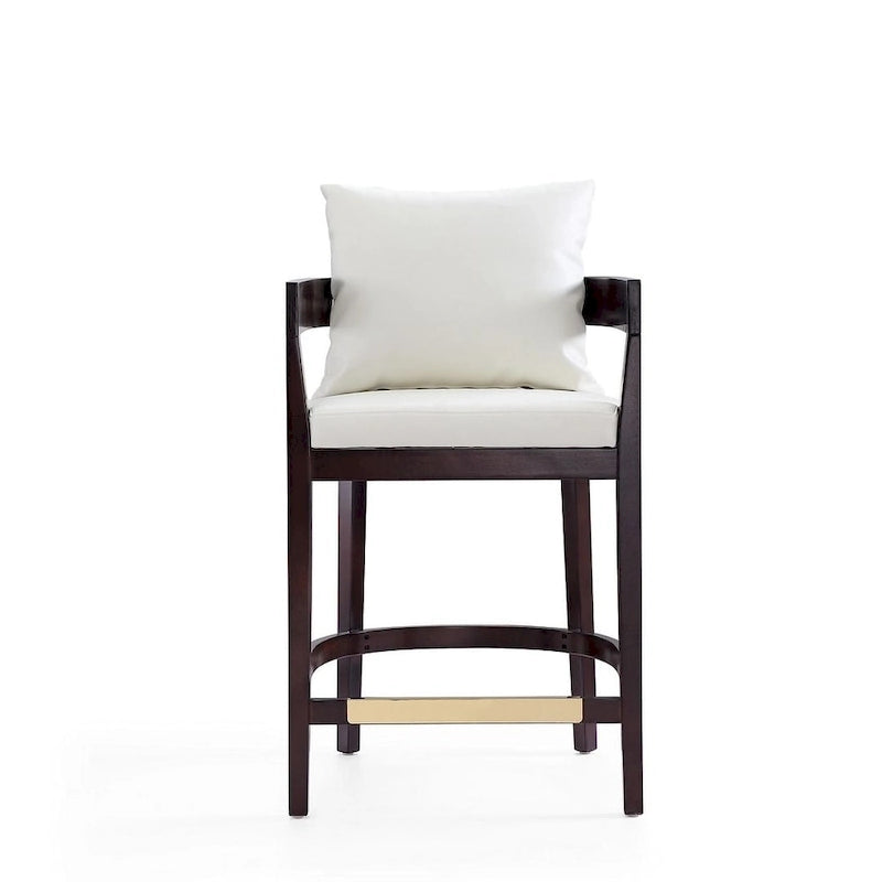 Sgabello da bar in noce Mid Century Modern, altezza bancone