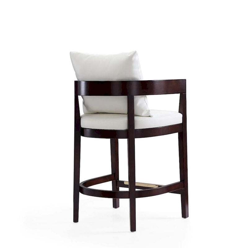 Sgabello da bar in noce Mid Century Modern, altezza bancone