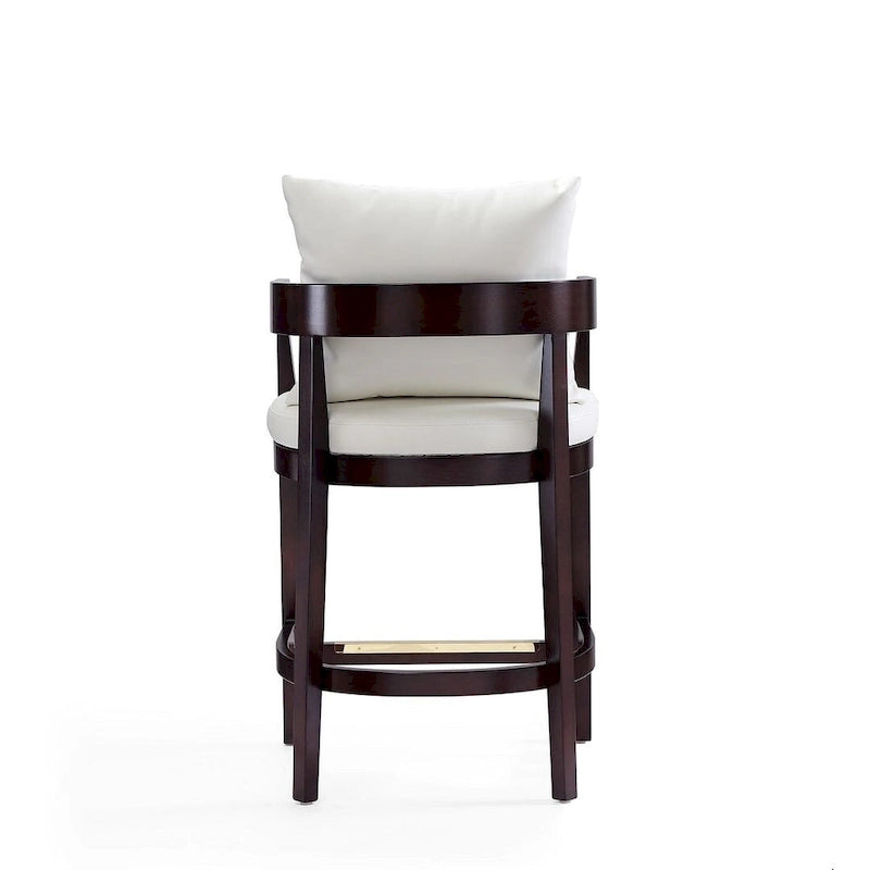Sgabello da bar in noce Mid Century Modern, altezza bancone
