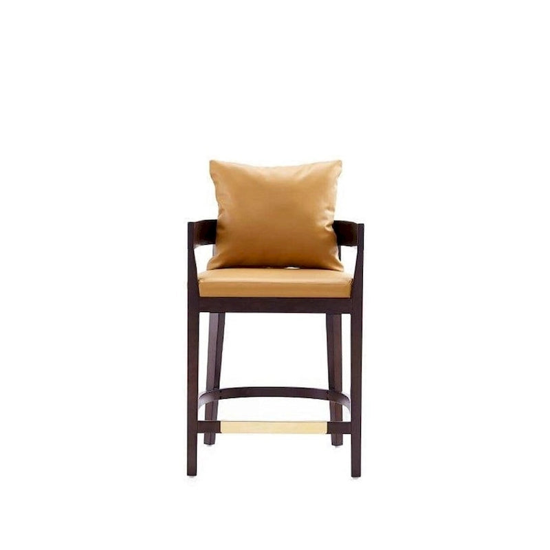 Sgabello da bar in noce Mid Century Modern, altezza bancone