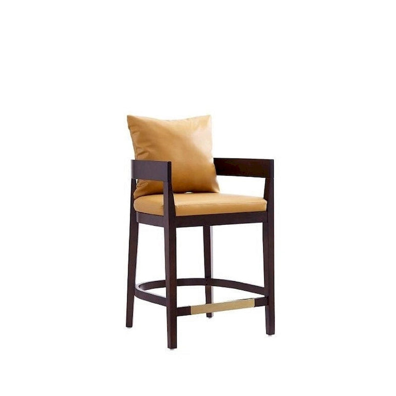 Sgabello da bar in noce Mid Century Modern, altezza bancone