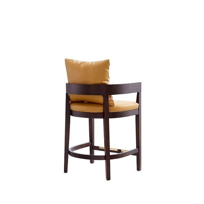 Sgabello da bar in noce Mid Century Modern, altezza bancone