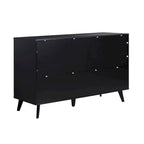 Cassettiera a 6 cassetti – Finitura Riviera o Nera, Comodino Cassettiera Contenitore