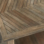Consolle in Legno Massello di Mango – Finitura Naturale, Tavolino d'Appoggio per Ingresso e Corridoio
