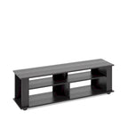 Mobile TV Bakersfield nero in legno, per TV fino a 75 pollici