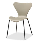 Set di 4 sedie da pranzo Jaden moderne e contemporanee in plastica/metallo