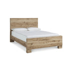 Letto a pannelli marrone chiaro – Struttura in legno massello, singolo/matrimoniale alla francese/matrimoniale/king size, mobili per camera da letto