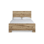 Letto a pannelli marrone chiaro – Struttura in legno massello, singolo/matrimoniale alla francese/matrimoniale/king size, mobili per camera da letto