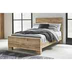 Letto a pannelli marrone chiaro – Struttura in legno massello, singolo/matrimoniale alla francese/matrimoniale/king size, mobili per camera da letto