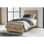 Letto a pannelli marrone chiaro – Struttura in legno massello, singolo/matrimoniale alla francese/matrimoniale/king size, mobili per camera da letto