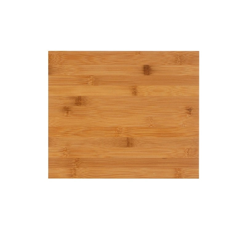 Mobiletto da Bagno in Bambù Massiccio con 3 Ripiani e Anta – 33 cm L x 28 cm P x 72 cm A, Finitura Naturale