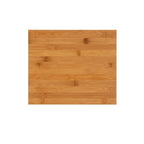 Mobiletto da Bagno in Bambù Massiccio con 3 Ripiani e Anta – 33 cm L x 28 cm P x 72 cm A, Finitura Naturale