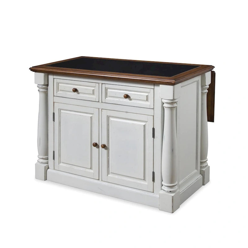 Isola da cucina Monarch anticata bianca di Home Styles