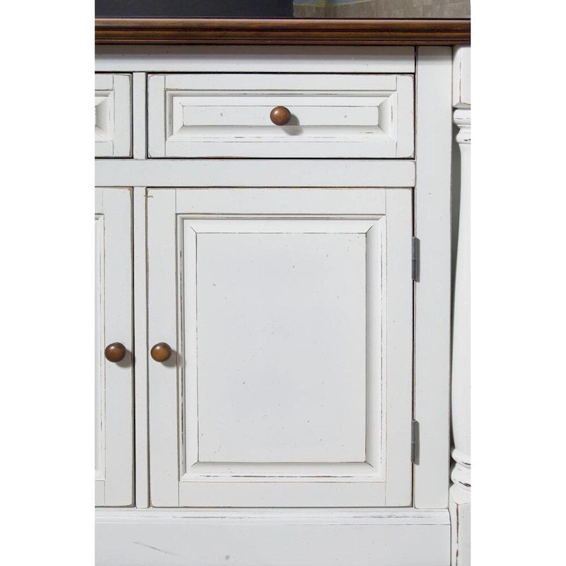 Isola da cucina Monarch anticata bianca di Home Styles