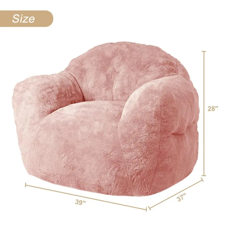 Poltrona a sacco oversize per adulti e bambini