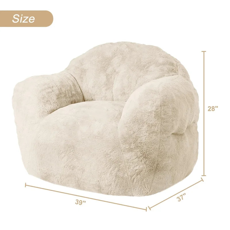 Poltrona a sacco oversize per adulti e bambini