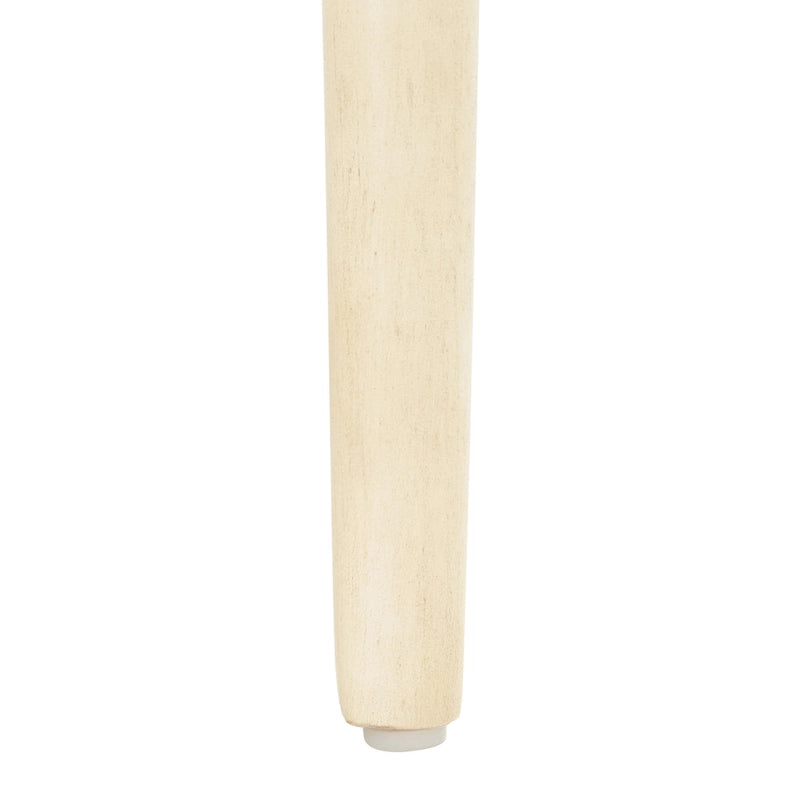 Sedie da Pranzo in Rattan Naturale con Cuscino – Set da 2, Struttura in Legno Nero, Stile Costiero